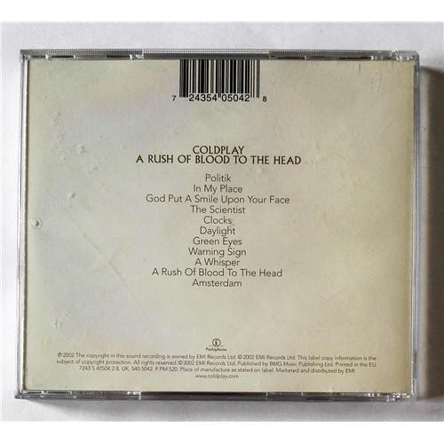 Картинка  CD Audio  Coldplay – A Rush Of Blood To The Head в  Vinyl Play магазин LP и CD   08454 1 