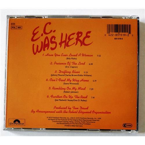 Картинка  CD Audio  Eric Clapton – E.C. Was Here в  Vinyl Play магазин LP и CD   07877 1 