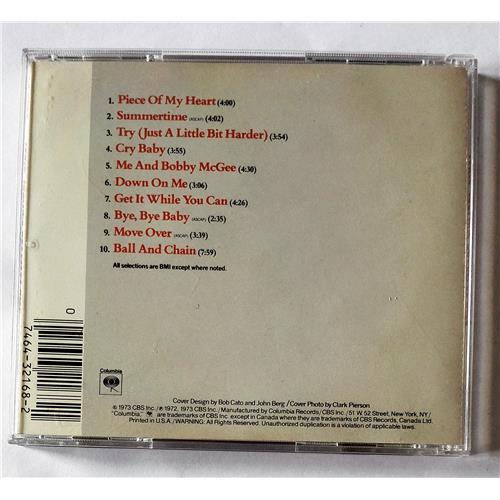  CD Audio  Janis Joplin – Janis Joplin's Greatest Hits picture in  Vinyl Play магазин LP и CD  08458  1 