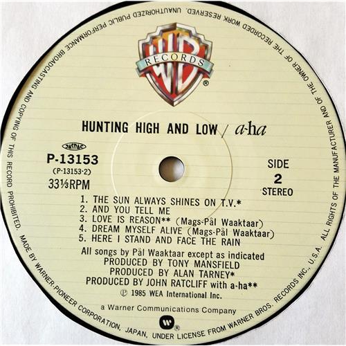 Картинка  Виниловые пластинки  a-ha – Hunting High And Low / P-13153 в  Vinyl Play магазин LP и CD   07644 5 