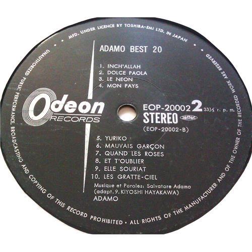 Картинка  Виниловые пластинки  Adamo – Best 20 / EOP-20002 в  Vinyl Play магазин LP и CD   05591 5 