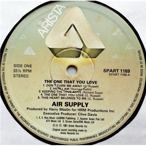 Картинка  Виниловые пластинки  Air Supply – The One That You Love / SPART 1169 в  Vinyl Play магазин LP и CD   07524 2 