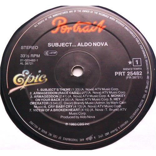  Vinyl records  Aldo Nova – Subject.....Aldo Nova / PRT 25482 picture in  Vinyl Play магазин LP и CD  06209  4 