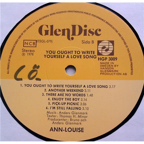 Картинка  Виниловые пластинки  Ann-Louise – You Ought To Write Yourself A Love Song / HGP 3009 в  Vinyl Play магазин LP и CD   06725 5 