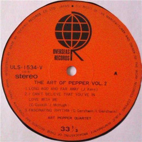 Картинка  Виниловые пластинки  Art Pepper Quartet – The Art Of Pepper Vol. 2 / ULS-1534-V в  Vinyl Play магазин LP и CD   04520 2 