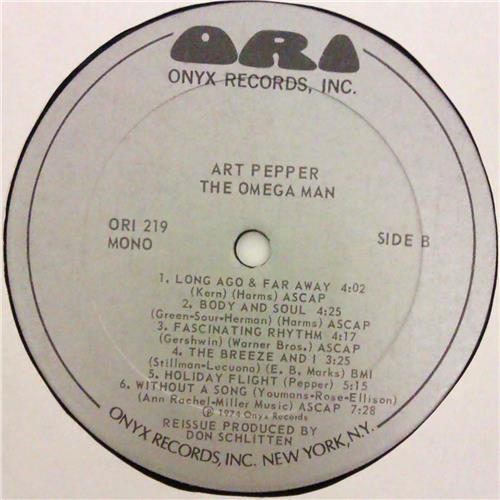  Vinyl records  Art Pepper – The Omega Man / ORI 219 picture in  Vinyl Play магазин LP и CD  04605  3 