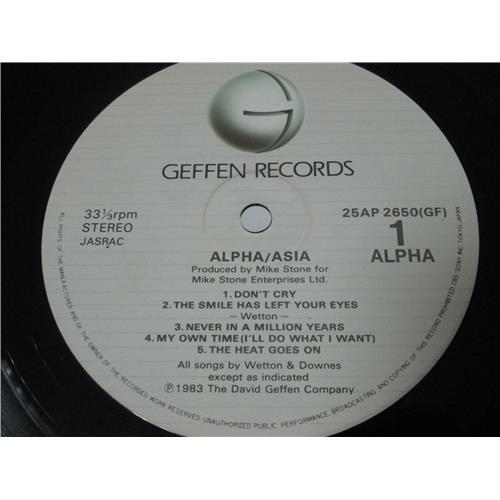  Vinyl records  Asia – Alpha / 25AP 2650 picture in  Vinyl Play магазин LP и CD  00036  4 