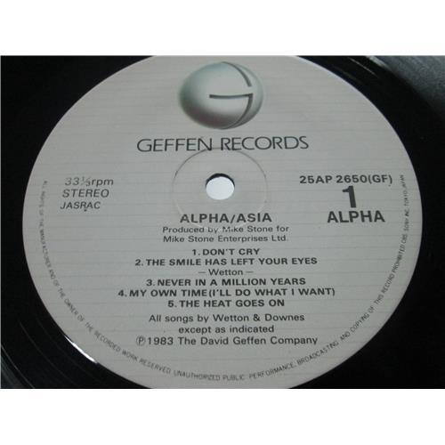  Vinyl records  Asia – Alpha / 25AP 2650 picture in  Vinyl Play магазин LP и CD  00037  5 
