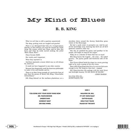 Картинка  Виниловые пластинки  B.B. King – My Kind Of Blues / DOL1516H / Sealed в  Vinyl Play магазин LP и CD   07338 1 