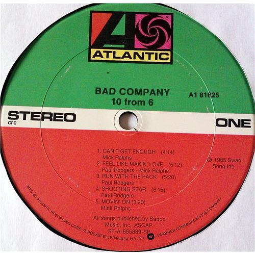 Картинка  Виниловые пластинки  Bad Company – 10 From 6 / A1-81625 в  Vinyl Play магазин LP и CD   07205 2 