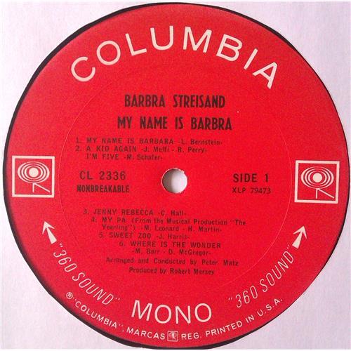 Vinyl records  Barbra Streisand – My Name Is Barbra / CL 2336 picture in  Vinyl Play магазин LP и CD  04507  2 