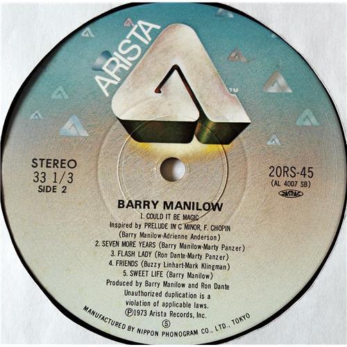 Картинка  Виниловые пластинки  Barry Manilow – Barry Manilow / 20RS-45 в  Vinyl Play магазин LP и CD   07701 4 