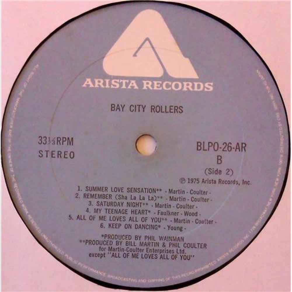 Bay City Rollers Bay City Rollers BLPO 26 AR 0 . . 04852