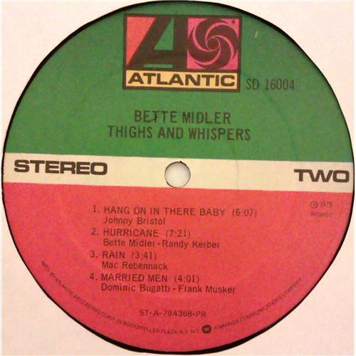 Картинка  Виниловые пластинки  Bette Midler – Thighs And Whispers / SD 16004 в  Vinyl Play магазин LP и CD   04806 5 