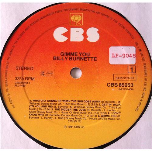 Картинка  Виниловые пластинки  Billy Burnette – Gimme You / CBS 85253 в  Vinyl Play магазин LP и CD   06497 3 