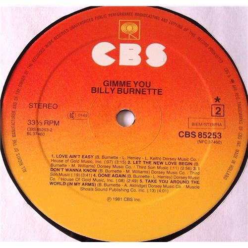  Vinyl records  Billy Burnette – Gimme You / CBS 85253 picture in  Vinyl Play магазин LP и CD  06497  4 