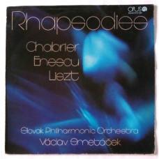 Chabrier / Enescu / Liszt, Slovak Philharmonic Orchestra, Vaclav Smetacek – Rhapsodies / 9110 1385