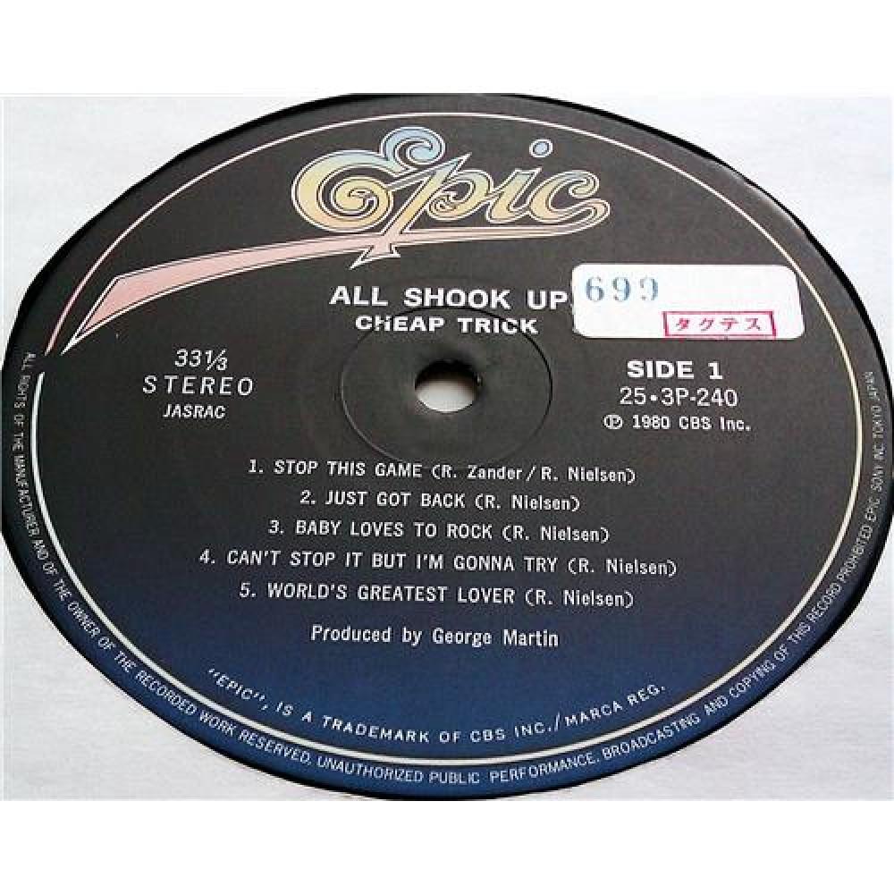 All shook up. Cheap Trick all Shook up 1980. Виниловая пластинка для Рикки. Cheap Trick at Budokan 1978. Фото виниловая пластинка 1977 - cheap Trick.