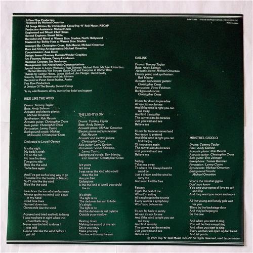 Картинка  Виниловые пластинки  Christopher Cross – Christopher Cross / P-10805W в  Vinyl Play магазин LP и CD   07435 3 