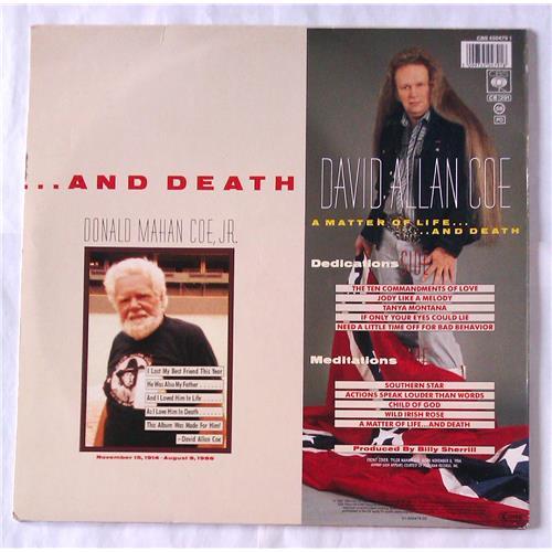 Vinyl records  David Allan Coe – A Matter Of Life... And Death / 450479 1 picture in  Vinyl Play магазин LP и CD  06527  1 