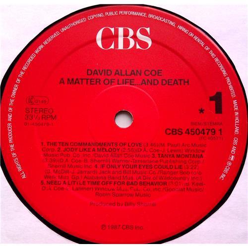  Vinyl records  David Allan Coe – A Matter Of Life... And Death / 450479 1 picture in  Vinyl Play магазин LP и CD  06527  4 
