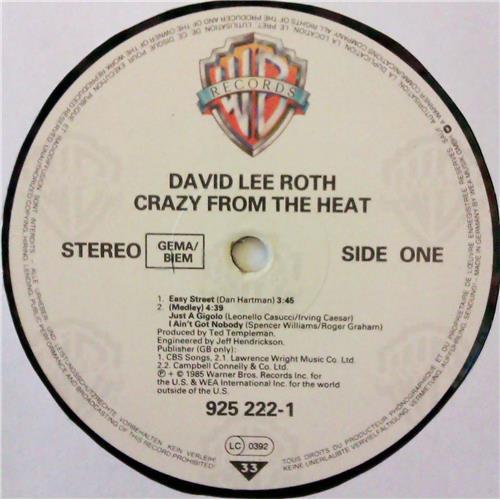 Картинка  Виниловые пластинки  David Lee Roth – Crazy From The Heat / 925 222-1 в  Vinyl Play магазин LP и CD   04450 4 