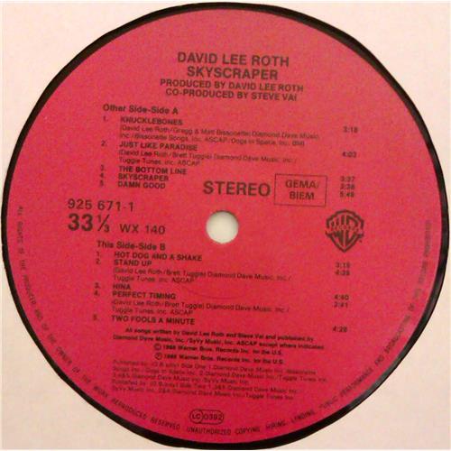 Картинка  Виниловые пластинки  David Lee Roth – Skyscraper / 925 671-1 в  Vinyl Play магазин LP и CD   04835 5 