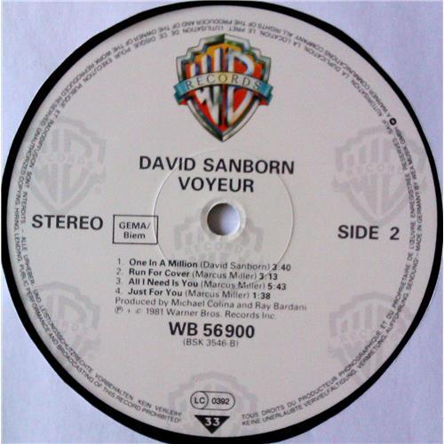  Vinyl records  David Sanborn – Voyeur / WB K 56 900 picture in  Vinyl Play магазин LP и CD  04869  5 