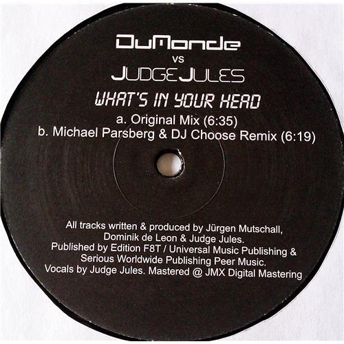 Картинка  Виниловые пластинки  DuMonde vs. Judge Jules – What's In Your Head / F8T 018-12 в  Vinyl Play магазин LP и CD   07134 2 
