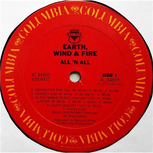Картинка  Виниловые пластинки  Earth, Wind & Fire – All 'N All / JC 34905 в  Vinyl Play магазин LP и CD   07715 7 
