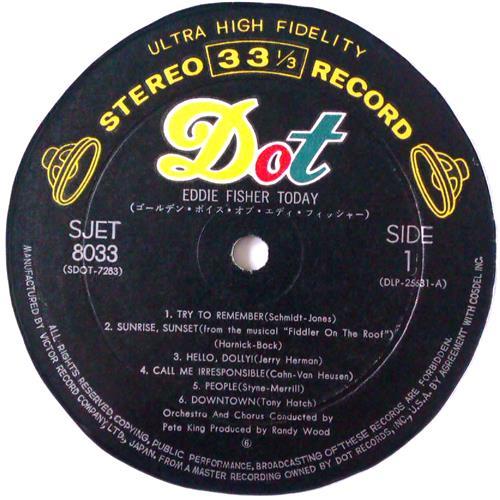  Vinyl records  Eddie Fisher – Eddie Fisher Today! / SJET-8033 picture in  Vinyl Play магазин LP и CD  04530  4 