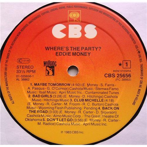 Картинка  Виниловые пластинки  Eddie Money – Where's The Party / CBS 25656 в  Vinyl Play магазин LP и CD   06582 4 