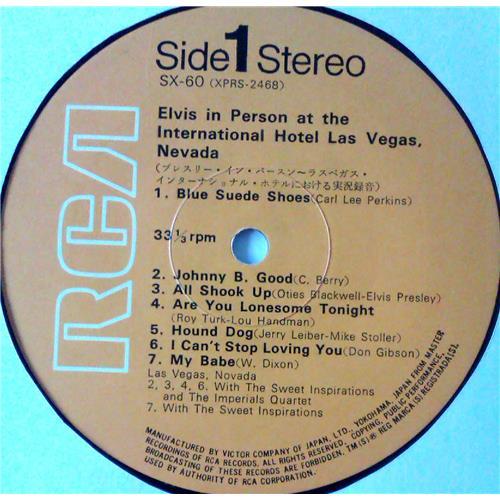 Картинка  Виниловые пластинки  Elvis Presley – Elvis In Person At The International Hotel / SX-60 в  Vinyl Play магазин LP и CD   05450 4 