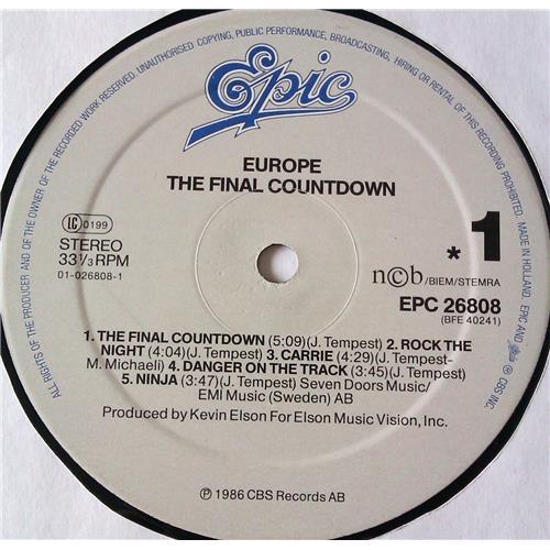  Vinyl records  Europe – The Final Countdown / EPC 26808 picture in  Vinyl Play магазин LP и CD  06876  4 