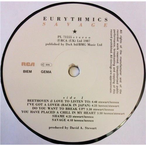 Картинка  Виниловые пластинки  Eurythmics – Savage / PL71555 в  Vinyl Play магазин LP и CD   04693 4 