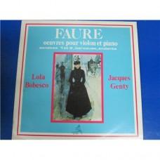 Faure – Oeuvres Pour Vilion Et Piano Sonates 1et2, berceuse, andante / AD7108