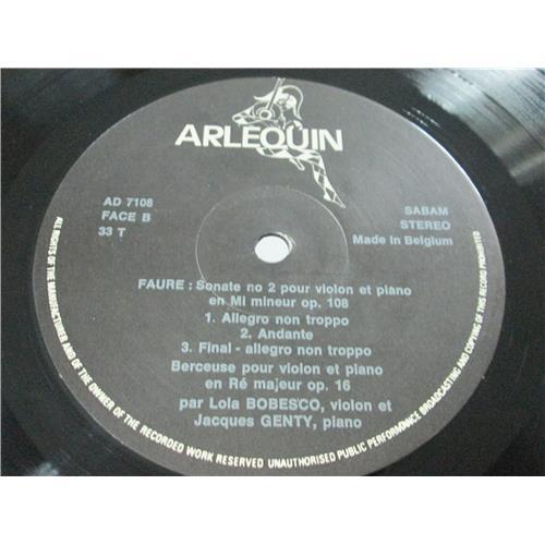 Картинка  Виниловые пластинки  Faure – Oeuvres Pour Vilion Et Piano Sonates 1et2, berceuse, andante / AD7108 в  Vinyl Play магазин LP и CD   01006 3 
