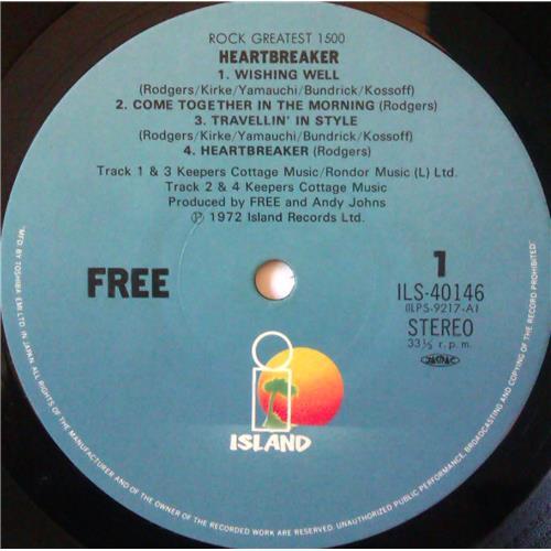 Картинка  Виниловые пластинки  Free – Heartbreaker / ILS-40146 в  Vinyl Play магазин LP и CD   04198 4 