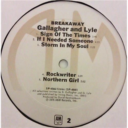 Vinyl records  Gallagher & Lyle – Breakaway / SP-4566 picture in  Vinyl Play магазин LP и CD  04883  5 