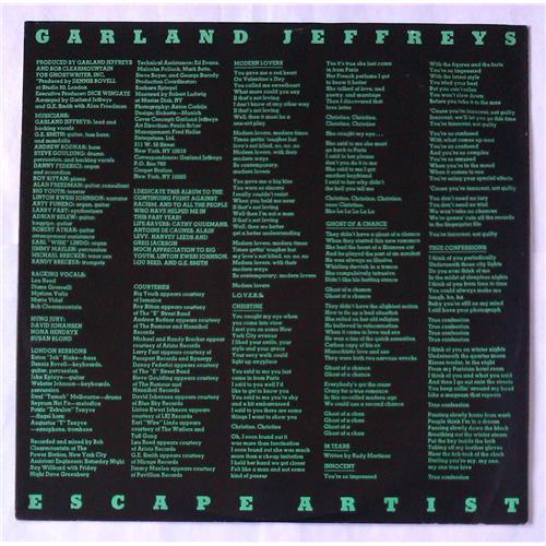  Vinyl records  Garland Jeffreys – Escape Artist / EPC 84808 picture in  Vinyl Play магазин LP и CD  05820  2 