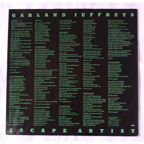 Картинка  Виниловые пластинки  Garland Jeffreys – Escape Artist / EPC 84808 в  Vinyl Play магазин LP и CD   06534 3 