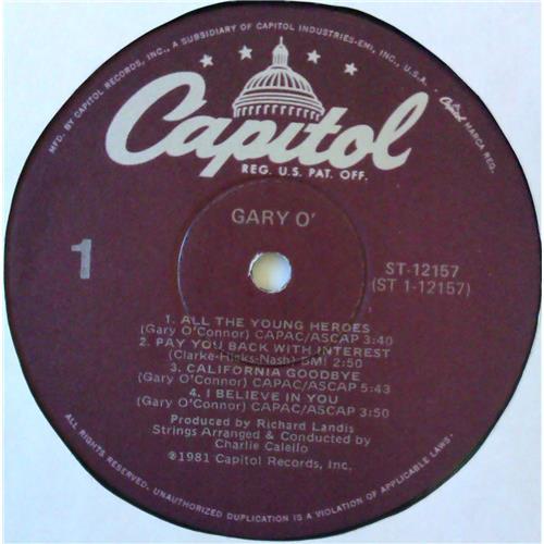 Картинка  Виниловые пластинки  Gary O'Connor – Gary O' / ST-12157 в  Vinyl Play магазин LP и CD   04589 2 