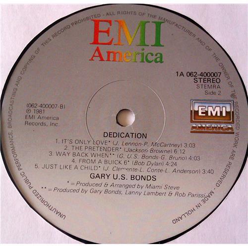 Картинка  Виниловые пластинки  Gary U.S. Bonds – Dedication / 1A 062-400007 в  Vinyl Play магазин LP и CD   06737 5 
