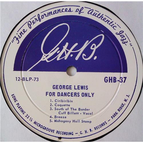 Картинка  Виниловые пластинки  George Lewis And His Jazz Band – For Dancers Only / GHB-37 в  Vinyl Play магазин LP и CD   05595 4 
