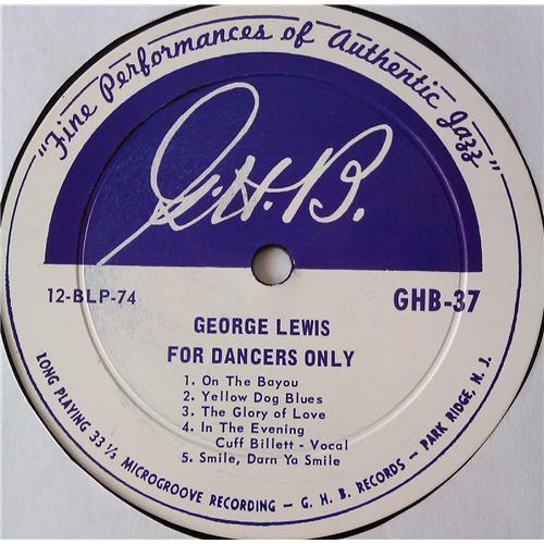 Картинка  Виниловые пластинки  George Lewis And His Jazz Band – For Dancers Only / GHB-37 в  Vinyl Play магазин LP и CD   05595 5 