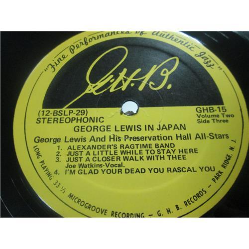 Картинка  Виниловые пластинки  George Lewis And His Preservation Hall All-Star – George Lewis In Japan (Volume Two) / GHB-15 в  Vinyl Play магазин LP и CD   03257 2 