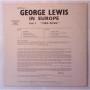  Vinyl records  George Lewis – George Lewis In Europe Vol. 1. 'Pied Piper' / Rarities No. 47 picture in  Vinyl Play магазин LP и CD  04195  1 