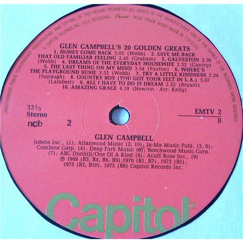 Картинка  Виниловые пластинки  Glen Campbell – Glen Campbell's Twenty Golden Greats / EMTV 2 в  Vinyl Play магазин LP и CD   05825 3 