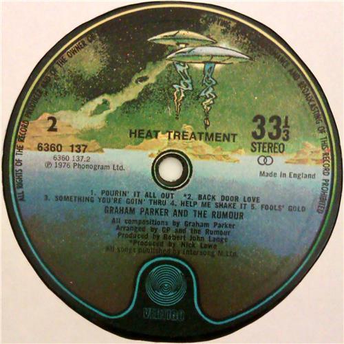 Картинка  Виниловые пластинки  Graham Parker And The Rumour – Heat Treatment / 6360 137 в  Vinyl Play магазин LP и CD   04627 3 