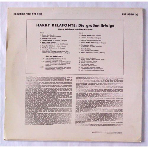  Vinyl records  Harry Belafonte – Die Grossen Erfolge - Golden Records / LSP 9940 (e) picture in  Vinyl Play магазин LP и CD  06018  1 